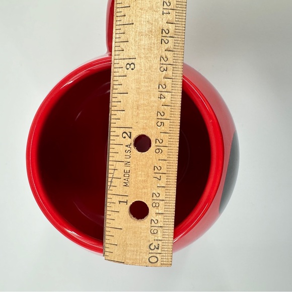 Walt Disney Bioworld Classic Mickey Mouse 20 oz Large Mug Cup Red Black White - Picture 8 of 8